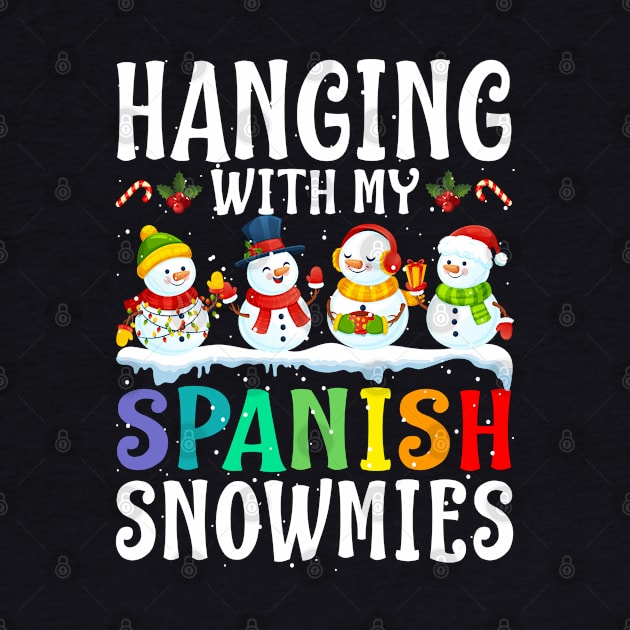 Hanging With My Spanish Snowmies Teacher Christmas by intelus